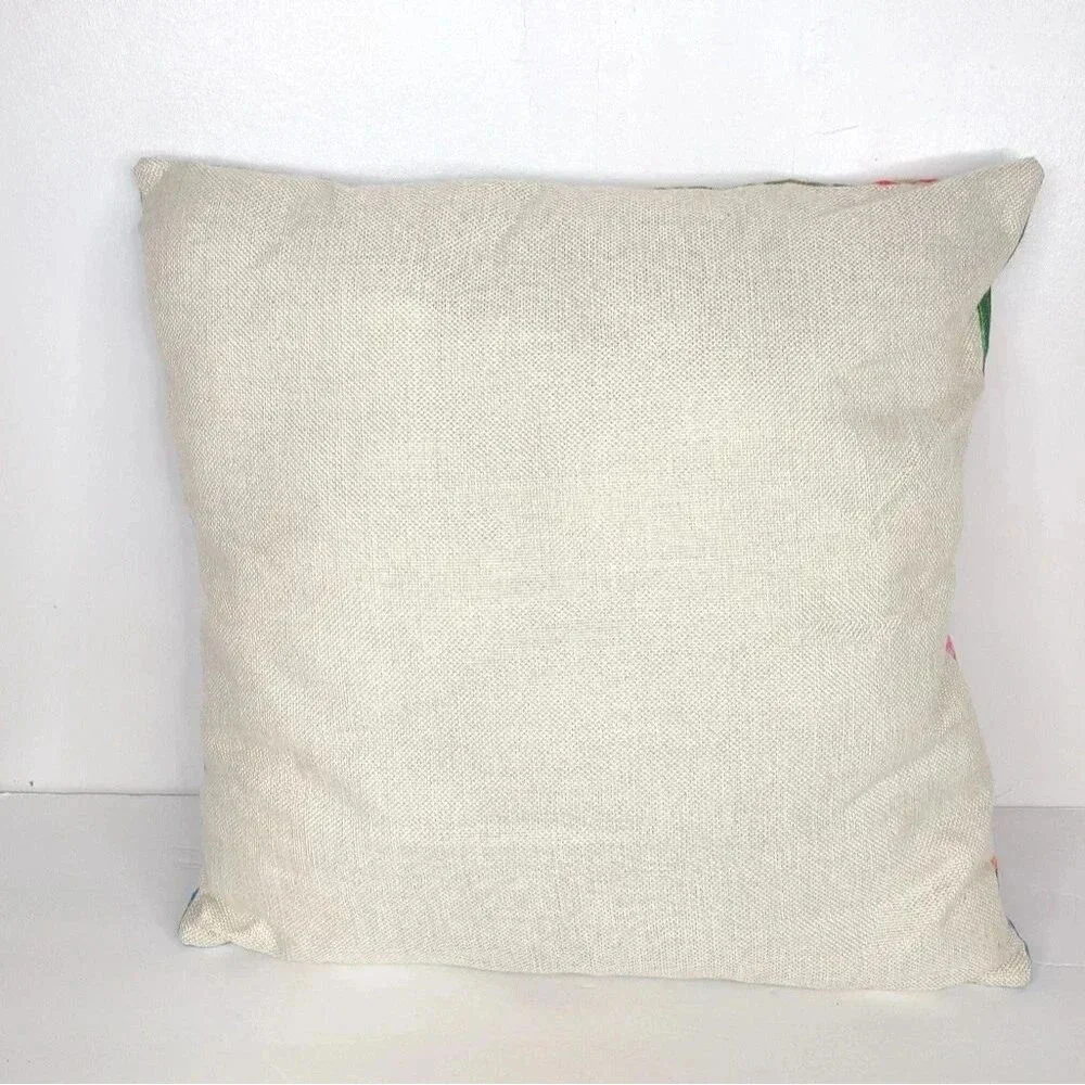 Flamingo Holiday Pillow
